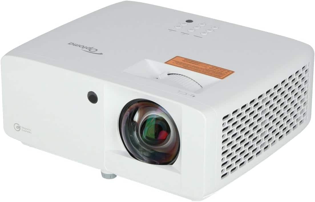 Optoma - ZU500USTe High brightness WUXGA ultra short throw laser projector - White