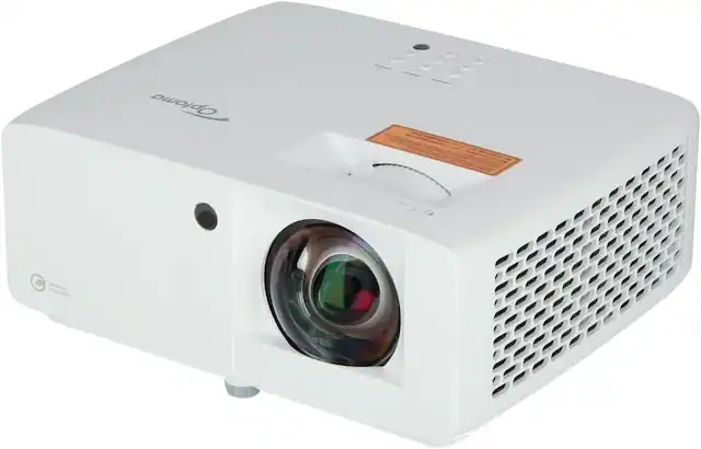 Front. Optoma - Optoma ZU500USTe High brightness WUXGA ultra short throw laser projector - White.