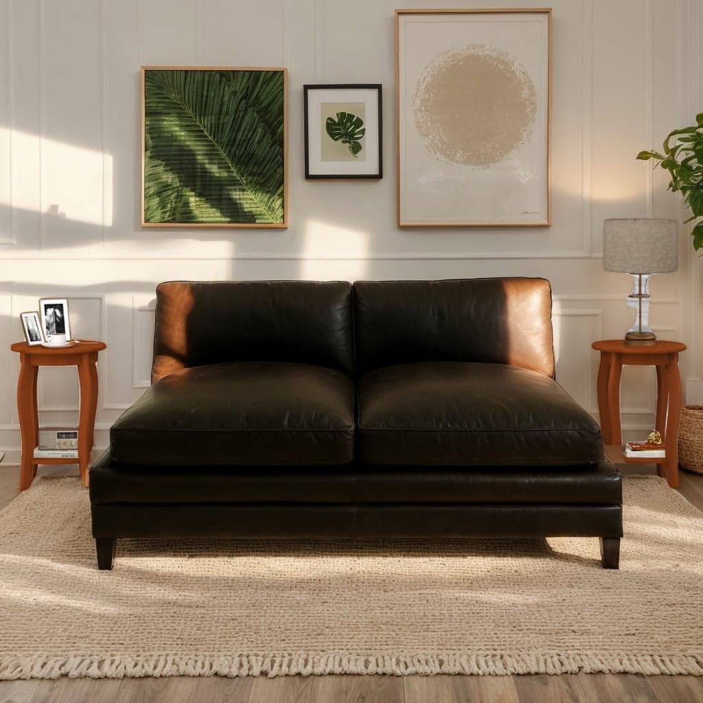 Kadyn - Set of 2 15 Inch 2-Tier Round End Table with Storage Shelf-Walnut, Nightstand Small Side Table, End Table for Bedroom - Brown