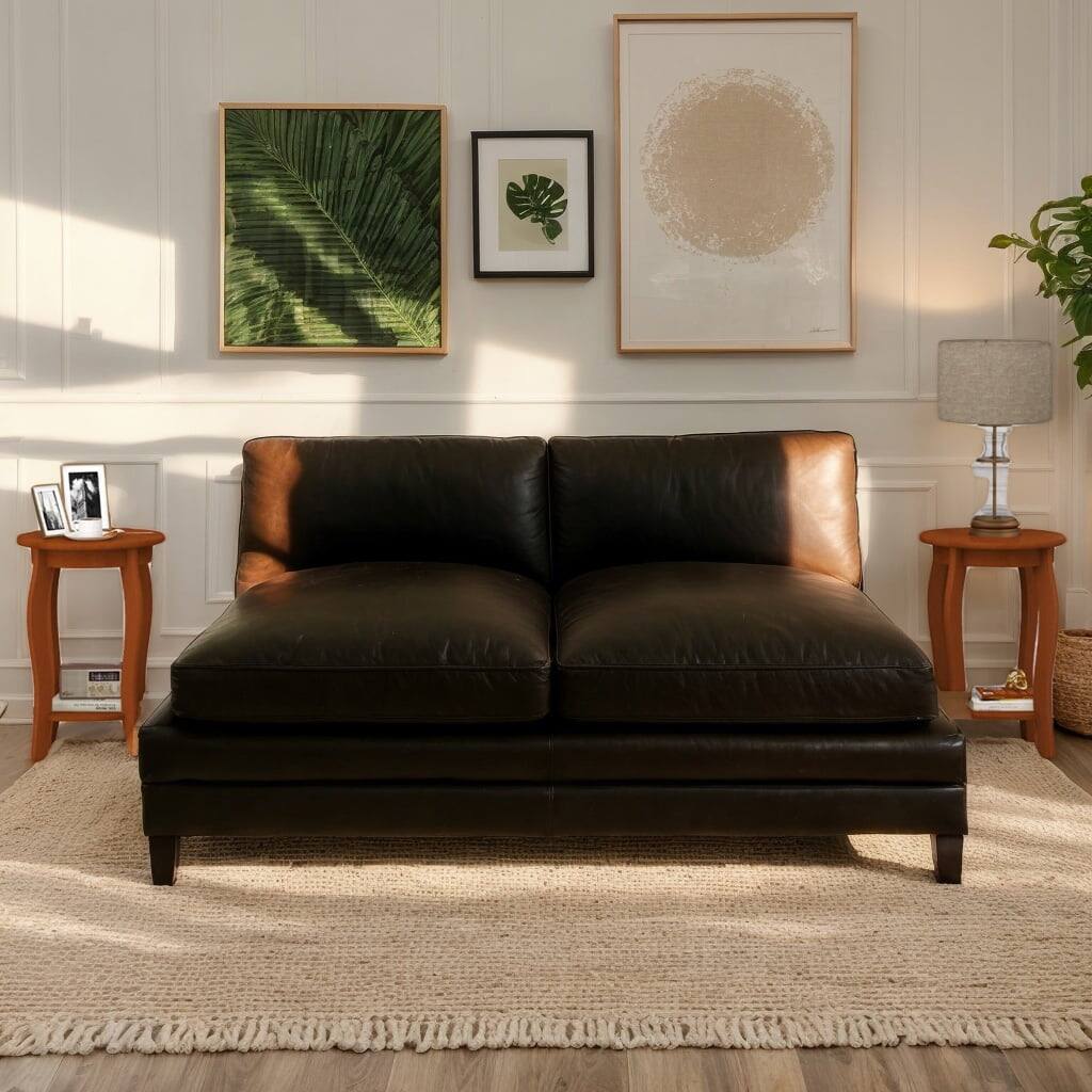 Front. Kadyn - Set of 2 15 Inch 2-Tier Round End Table with Storage Shelf-Walnut, Nightstand Small Side Table, End Table for Bedroom - Brown.