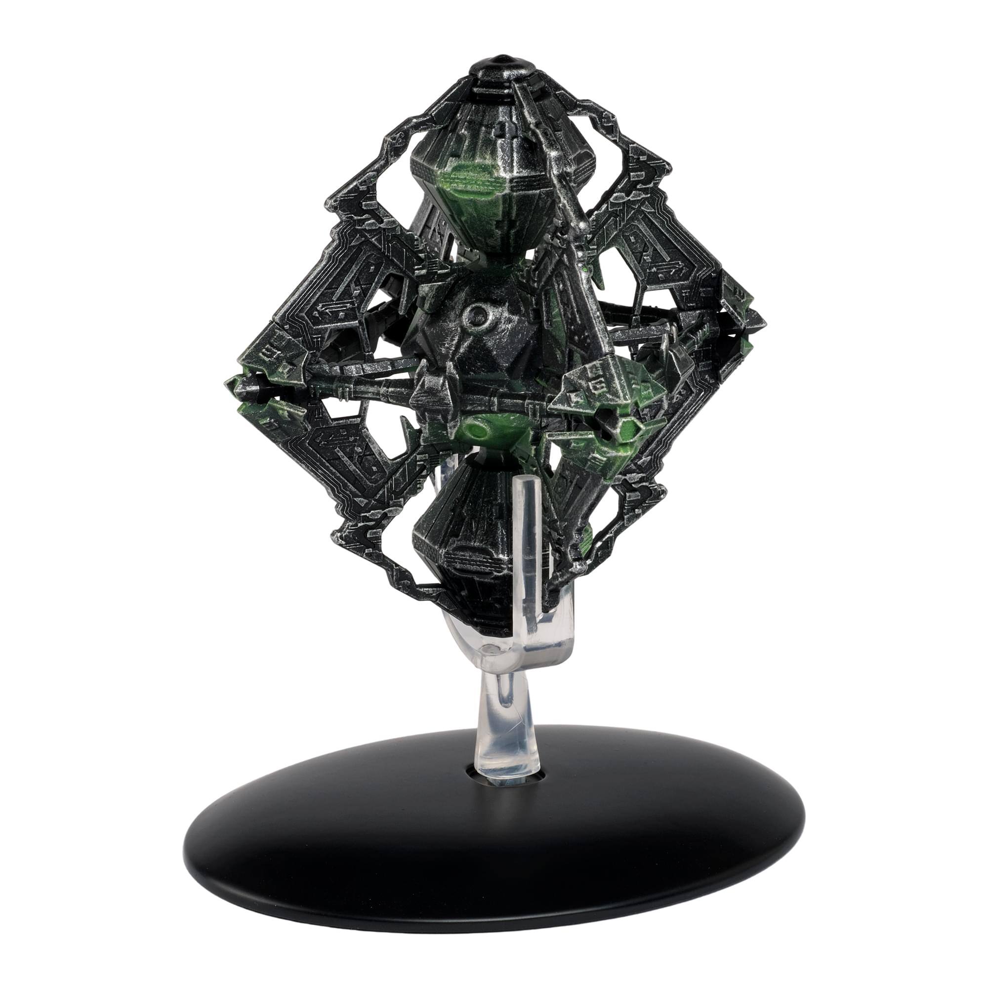 Alt View 10. Eaglemoss - Eaglemoss Star Trek Starship Replica | Borg Queen Ship - Black.