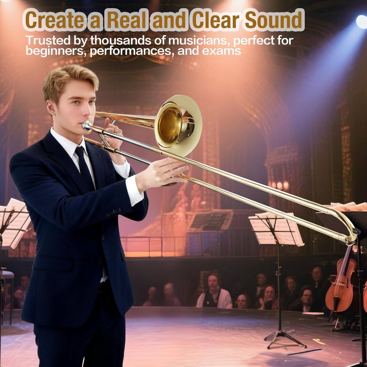 Create a Real and Clear Sound  
Trusted by thousands of musicians, perfect for beginners, performances, and exams