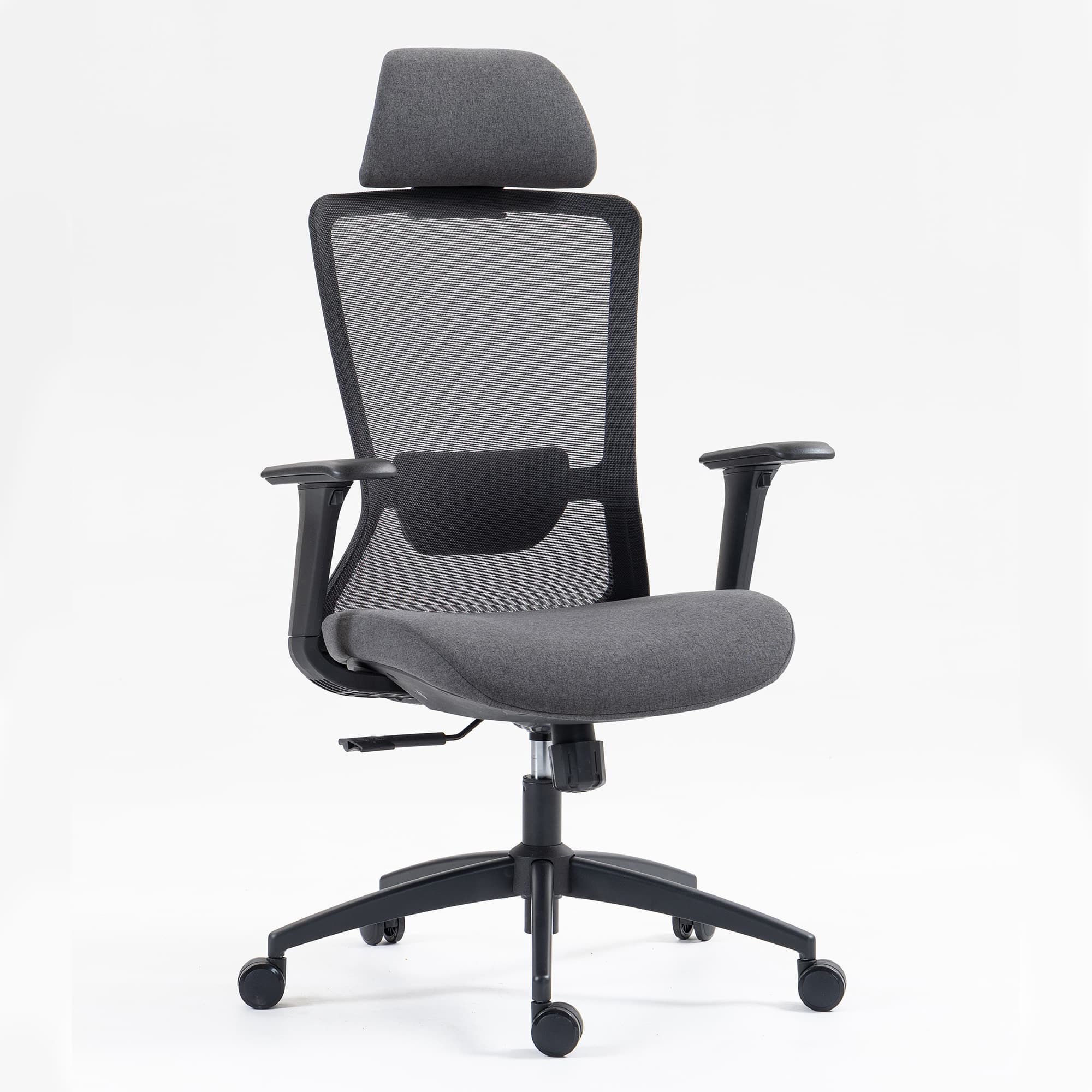 Front. Spaco - Spaco Ergonomic High Back Mesh Executive Office Chair, for Home Office - Black.