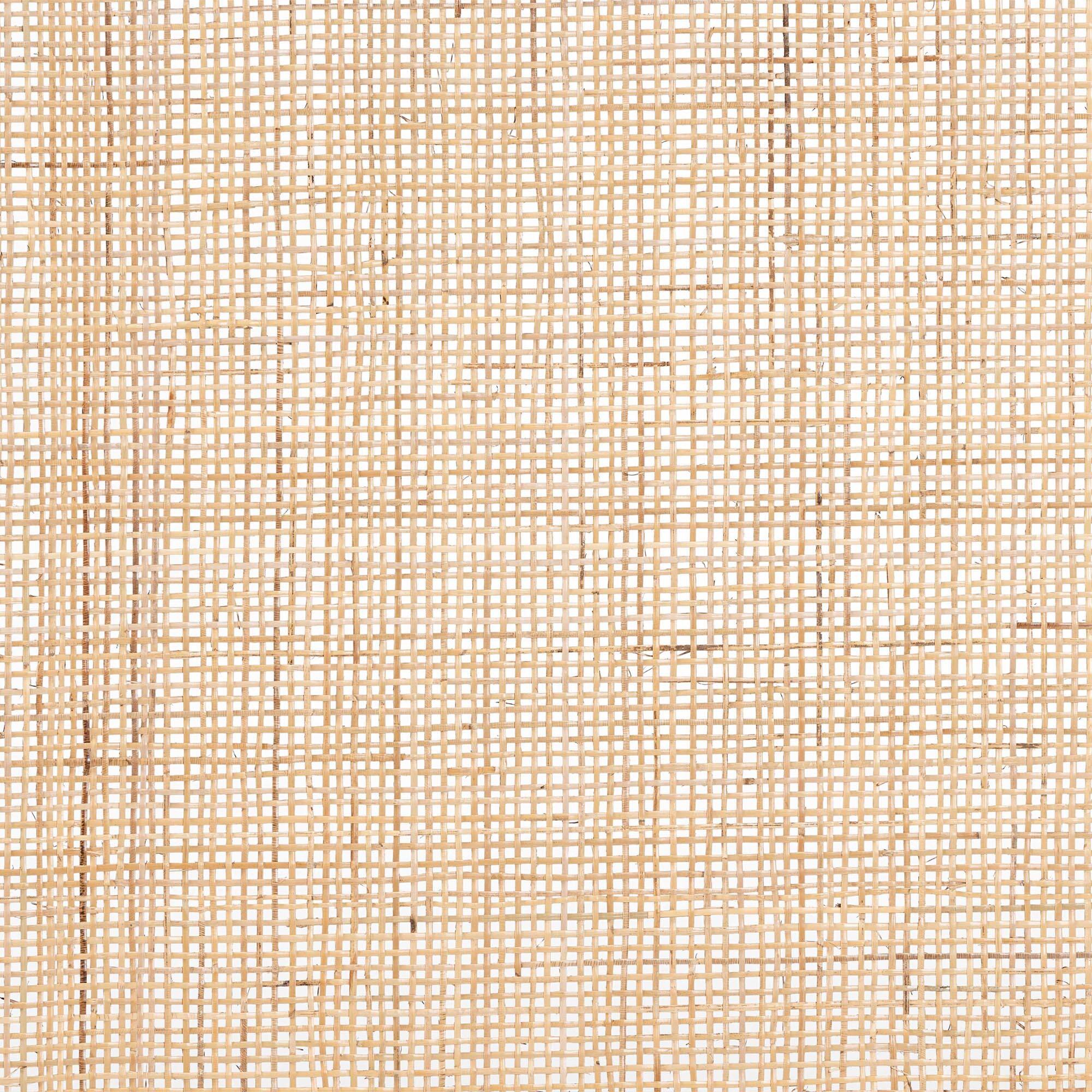 Back. bali & pari - Aurelia Modern Bohemian Finished Bayur Wood and Natural Rattan Queen Size Headboard - Black/Natural Brown.