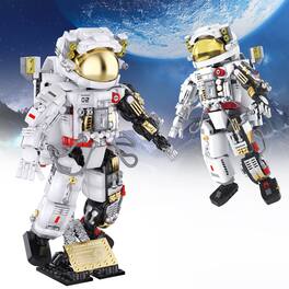 Rossetta - Space Astronaut Building Kit Toys, Puzzle Educational Toy Engineering STEM, Building Blocks DIY Model for Christmas Gift - White