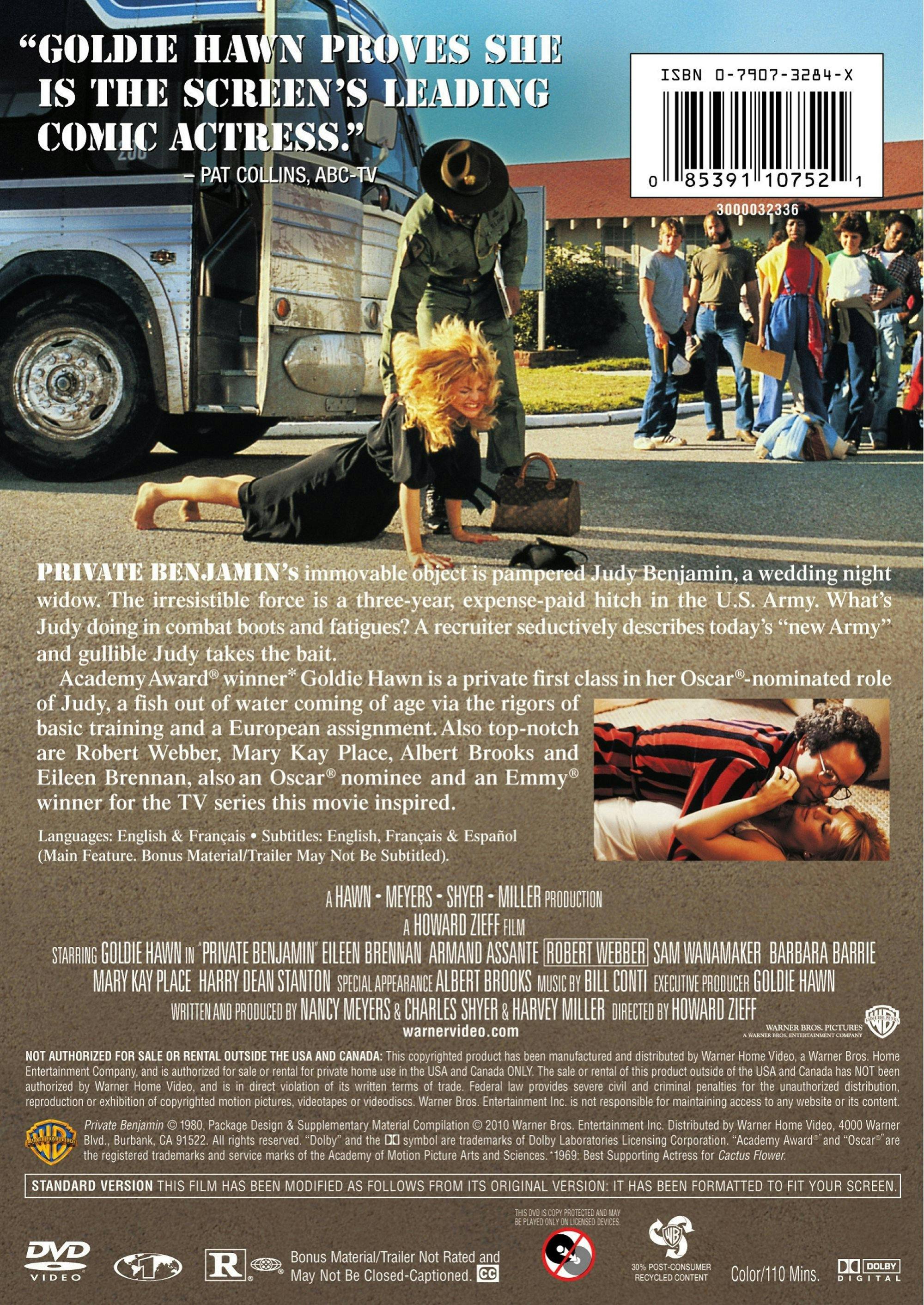 Angle. Private Benjamin [DVD].