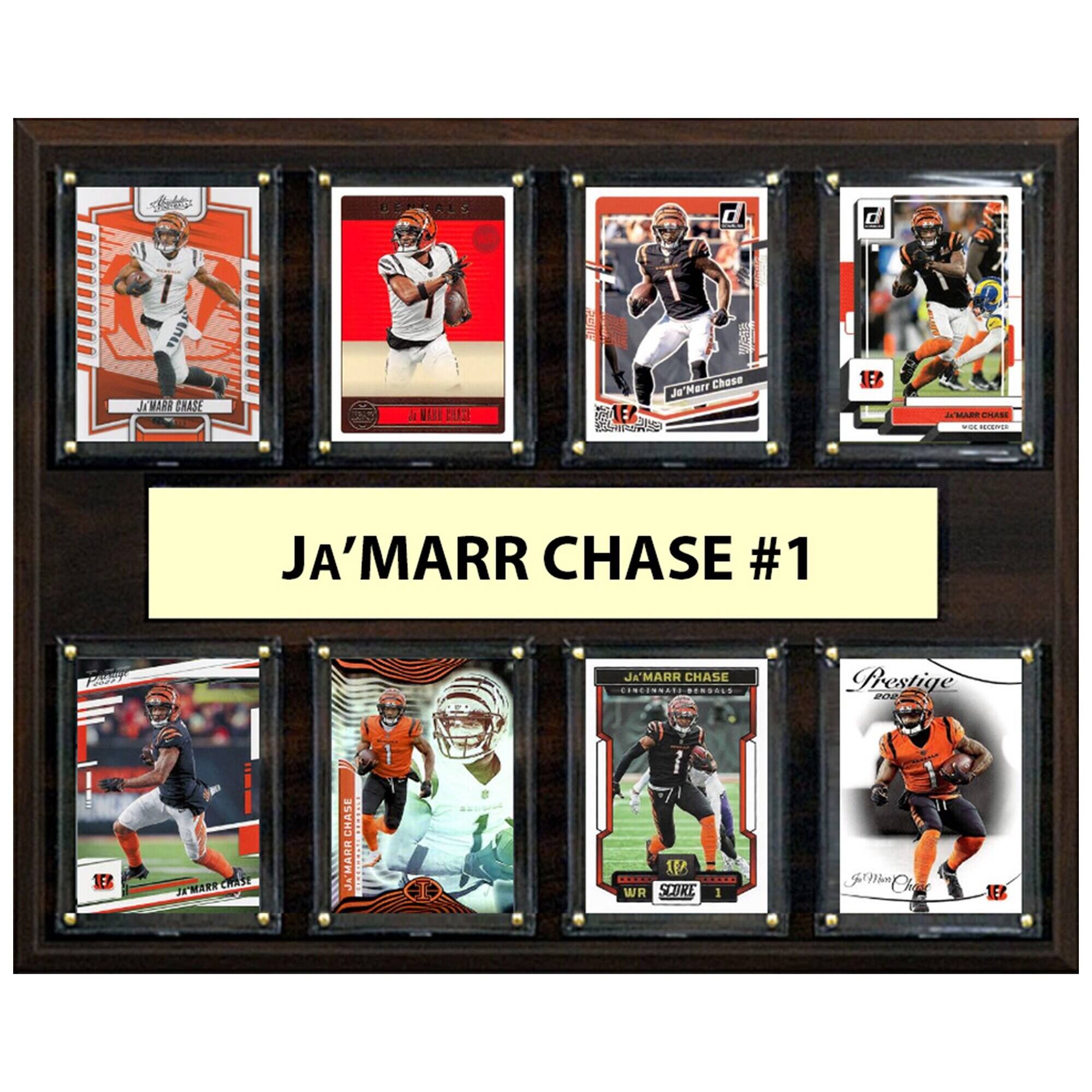 "C&I Collectibles - Ja'Marr Chase Cincinnati Bengals 12"" x 15"" Trading Card Plaque - Multicolor" price history on PriceWatchPro