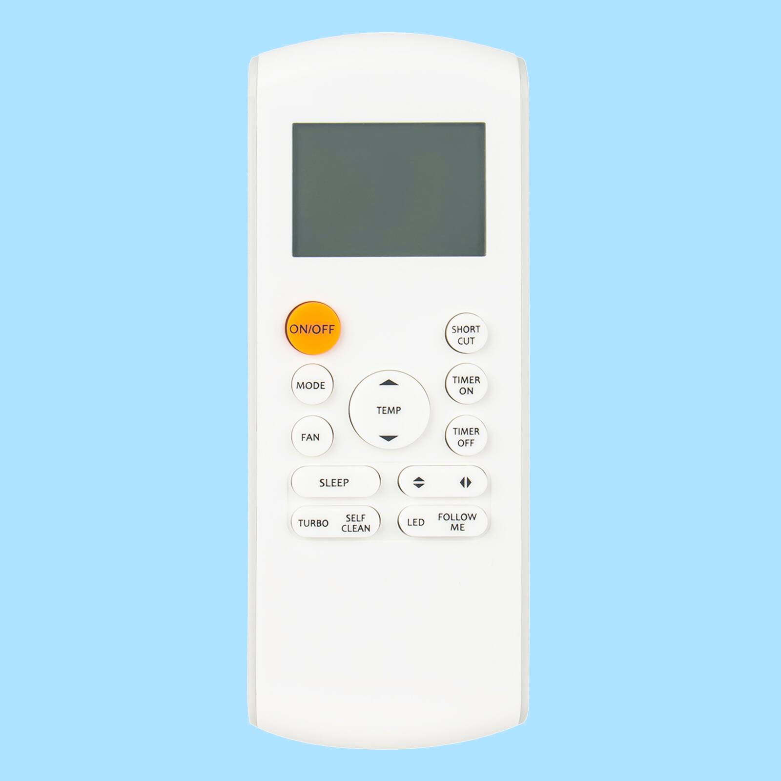 ALLIMITY - RG57A16/BGEF Replacement Remote, Fit for Midea AC Air Conditioner RG57H3(B) RG57B/BGE RG57D/BGE BGCEF-M RG57A3/BGEF - Black