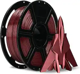 Flashforge - HS PETG 1.75mm High-Speed Filament - 600mm/s, Anti-Tangle, Low Shrinkage, Fits Most 1.75mm 3D Printers - Metallic Red