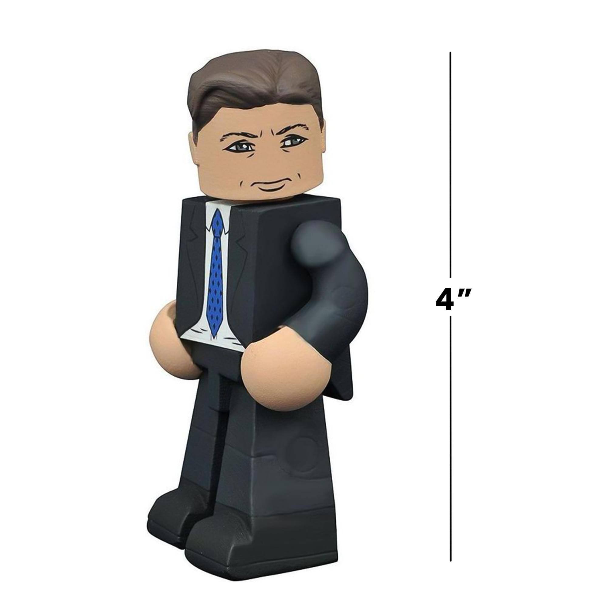 Alt View 2. Diamond Comic - The X-Files: 4" Fox Mulder Vinimate Vinyl Figure - Black/White.