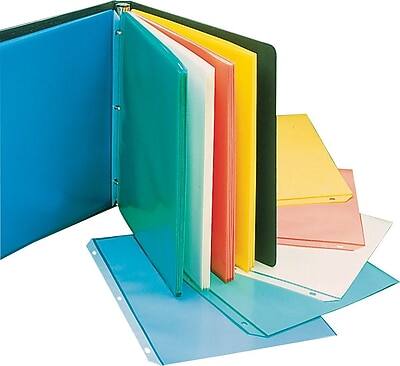 Alt View 1. C-line - Colored Heavyweight Sheet Protectors, Assorted, 8-1/2" x 11", 50/Box.