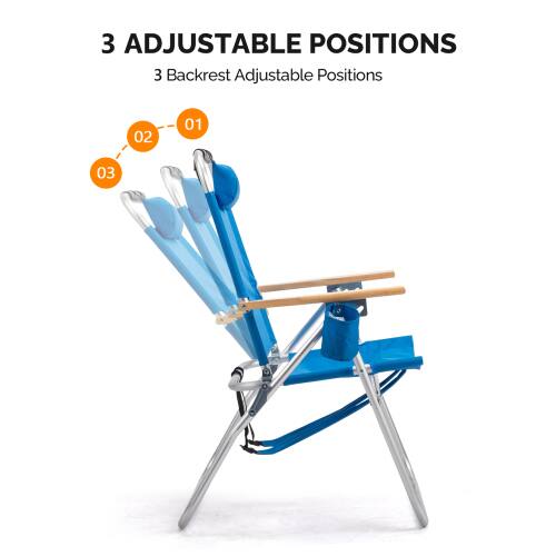 3 Adjustable Positions  
3 Backrest Adjustable Positions  
01  
02  
03