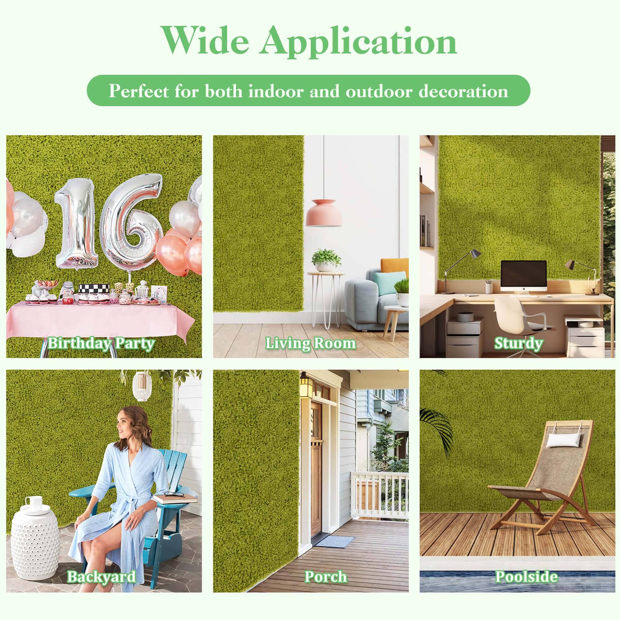 Wide Application  
Perfect for both indoor and outdoor decoration  

- Birthday Party  
- Living Room  
- Sturdy  
- Backyard  
- Porch  
- Poolside