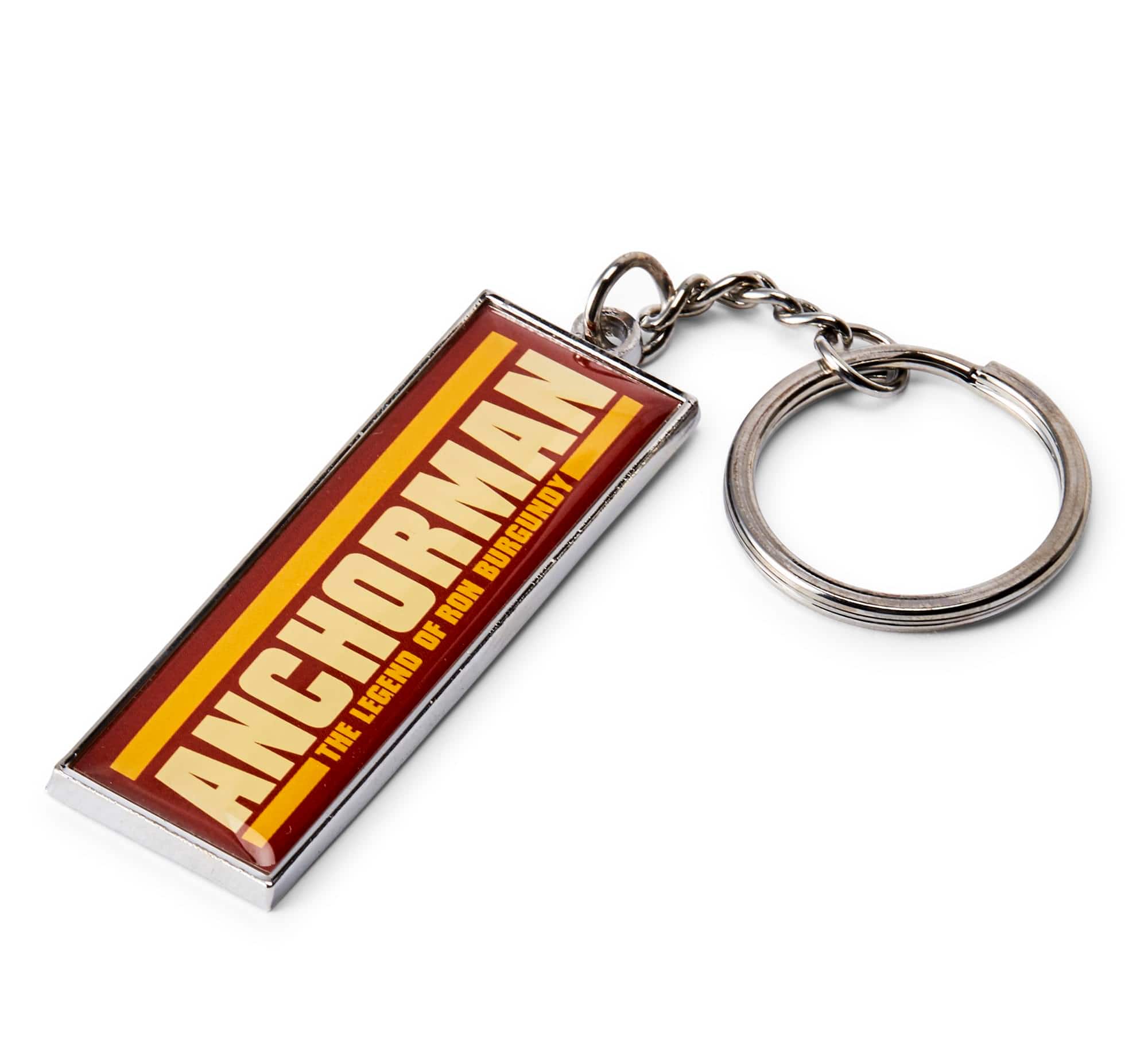 Seven20 - Anchorman The Legend of Ron Burgundy Logo Keychain - Multicolored