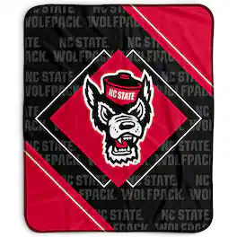 Pegasus - NC State Wolfpack 50" x 60" Diamond Logo Fleece Blanket - Multicolor