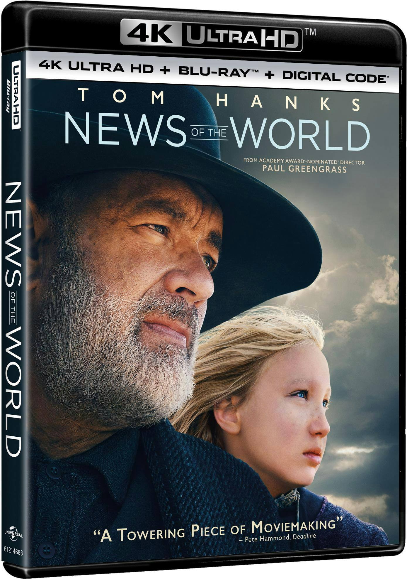 Angle. News of the World   - 4K Blu-Ray.