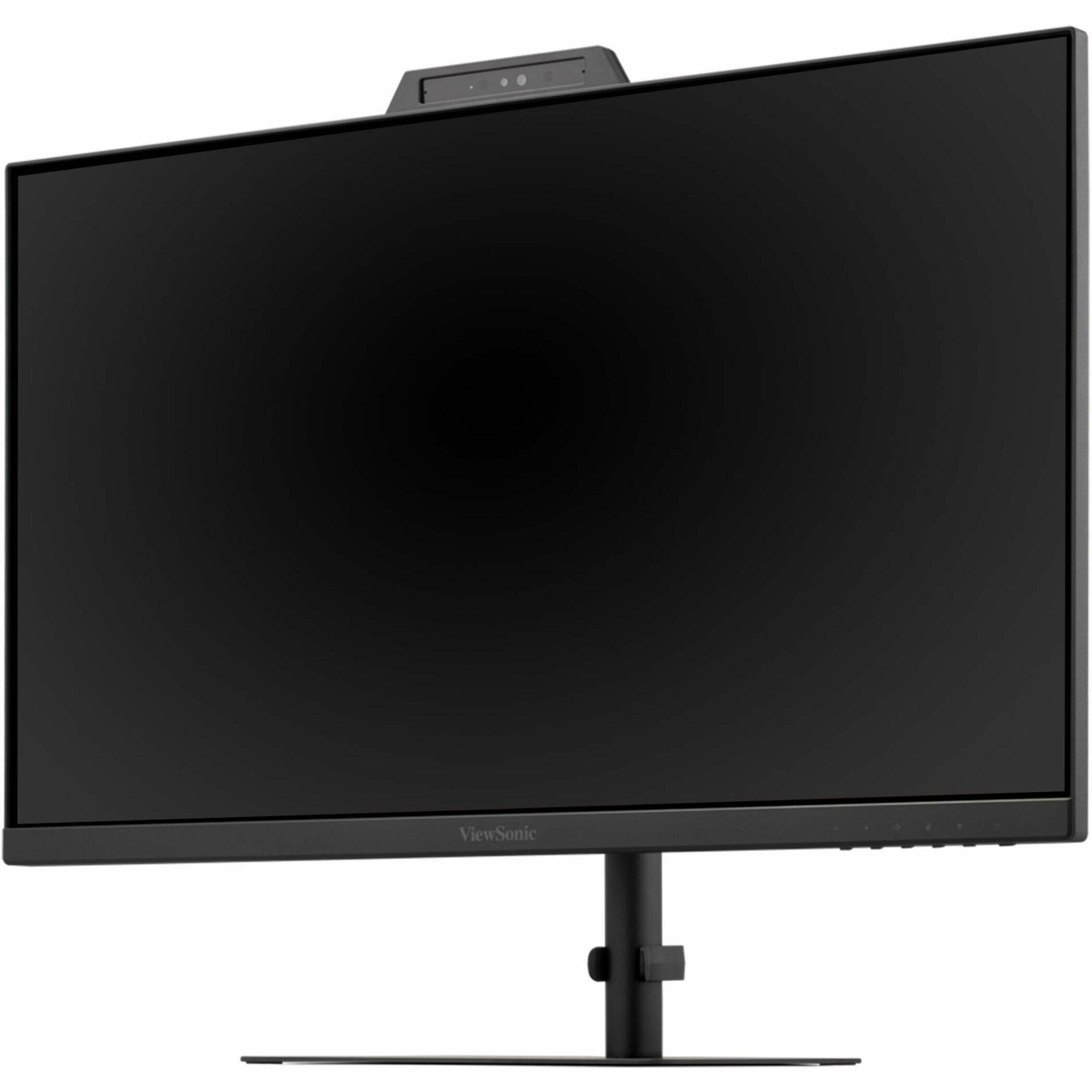 Alt View 22. ViewSonic - VG2741V 27" IPS FHD Video Conferencing Monitor with integrated Windows Hello Certified IR 5MP Webcam. (USB-C, HDMI, DP) - Black.