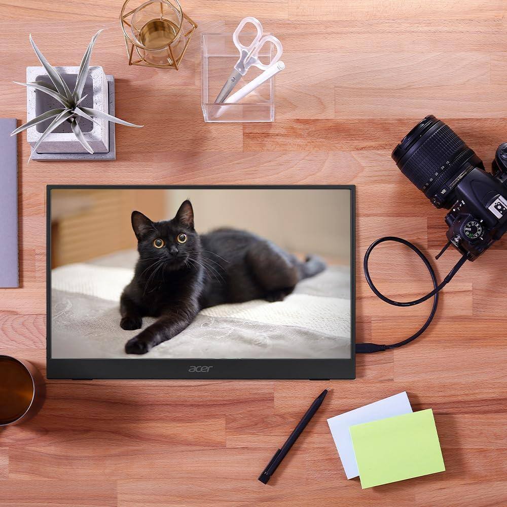 Alt View 2. Acer - PM181Q Abmiux 17.3" LCD Monitor 60Hz 1920x1080 - Black.