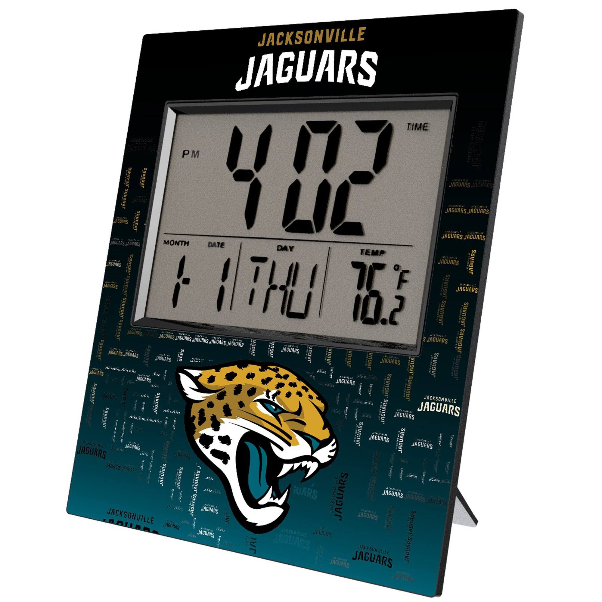 JACKSONVILLE JAGUARS

TIME 4:02 PM

MONTH 11 DATE 1 DAY THU TEMP 76°F

JACKSONVILLE JAGUARS