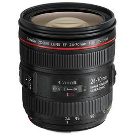 Canon - EF 24-70mm f/4L IS USM Lens 6313B002 (International Model) - Black