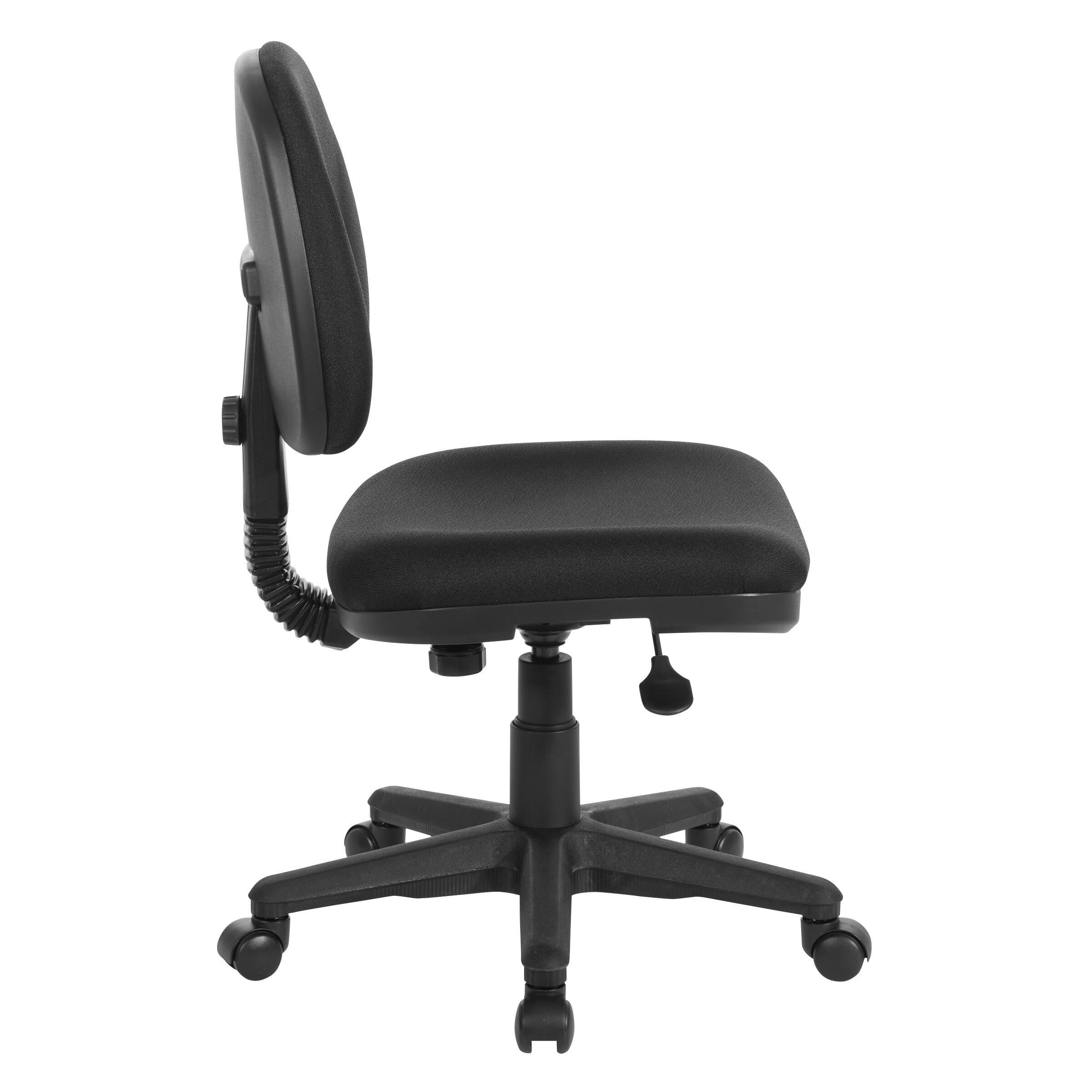 Left. Office Star Products - Sculptured Task Chair - Black.