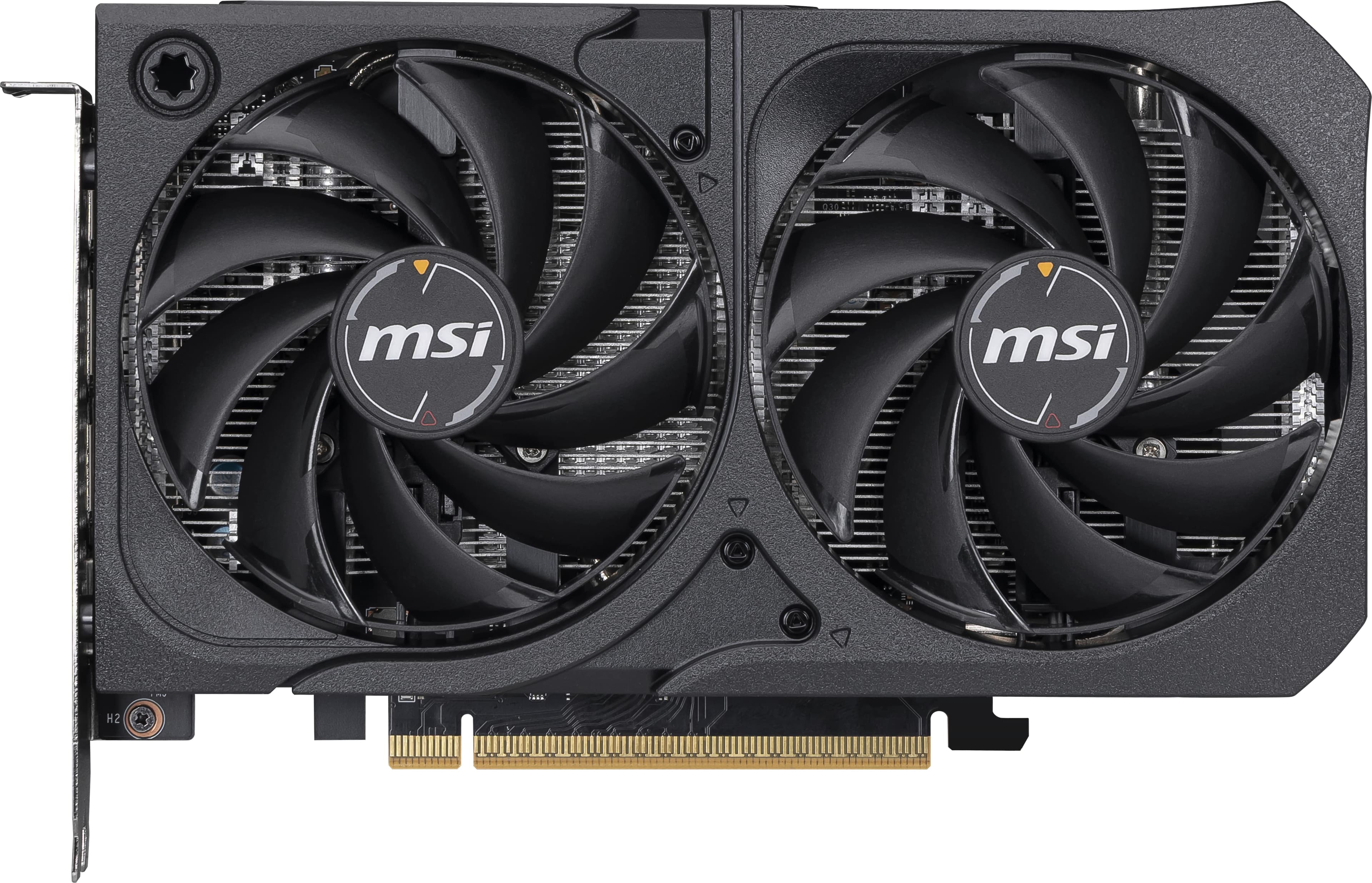 MSI - NVIDIA GeForce RTX 5050 8G SHADOW 2X OC 8GB GDDR6 PCI Express Gen 5 Graphics Card - Black - Front_Zoom