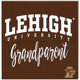 Jardine - Lehigh Mountain Hawks 10'' x 10'' Grandparent Plaque - Brown