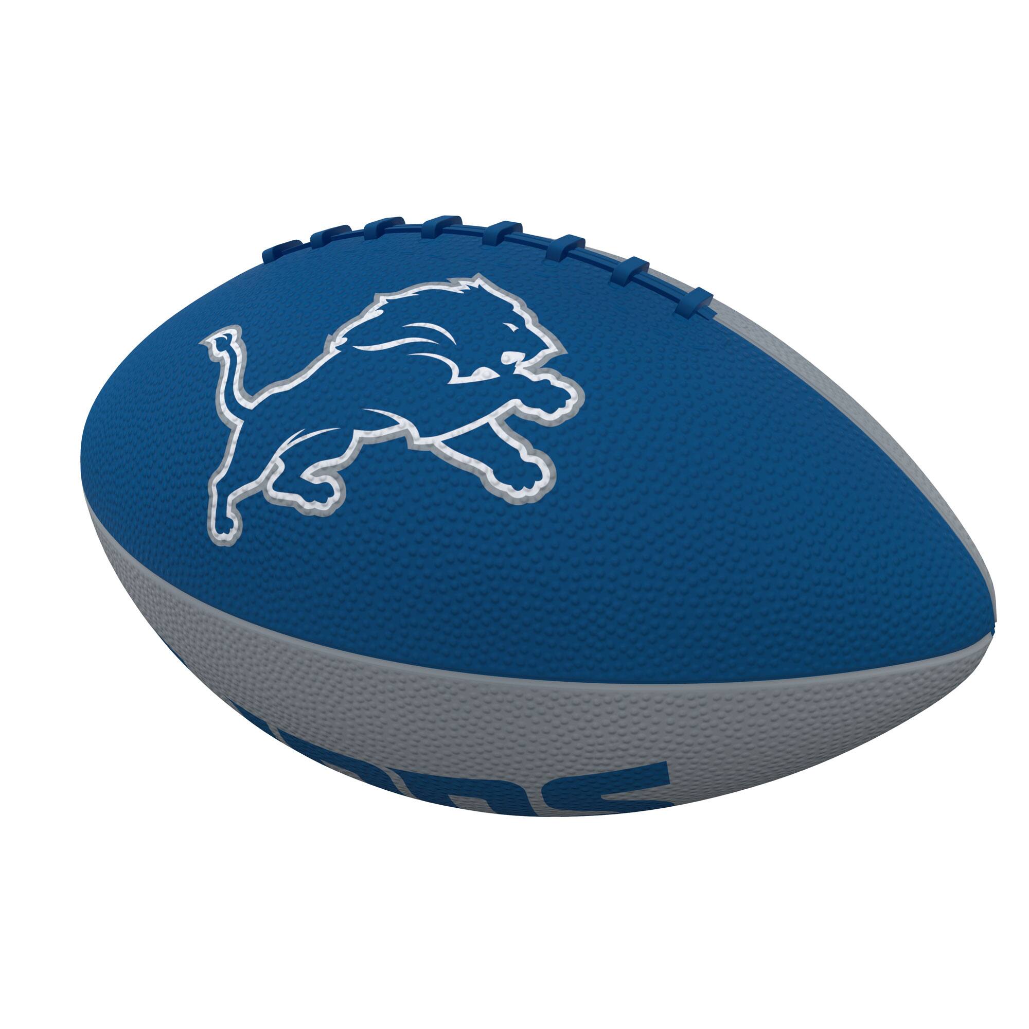 Front. Logo Brands - Detroit Lions Pinwheel Logo Junior Football - Multicolor.