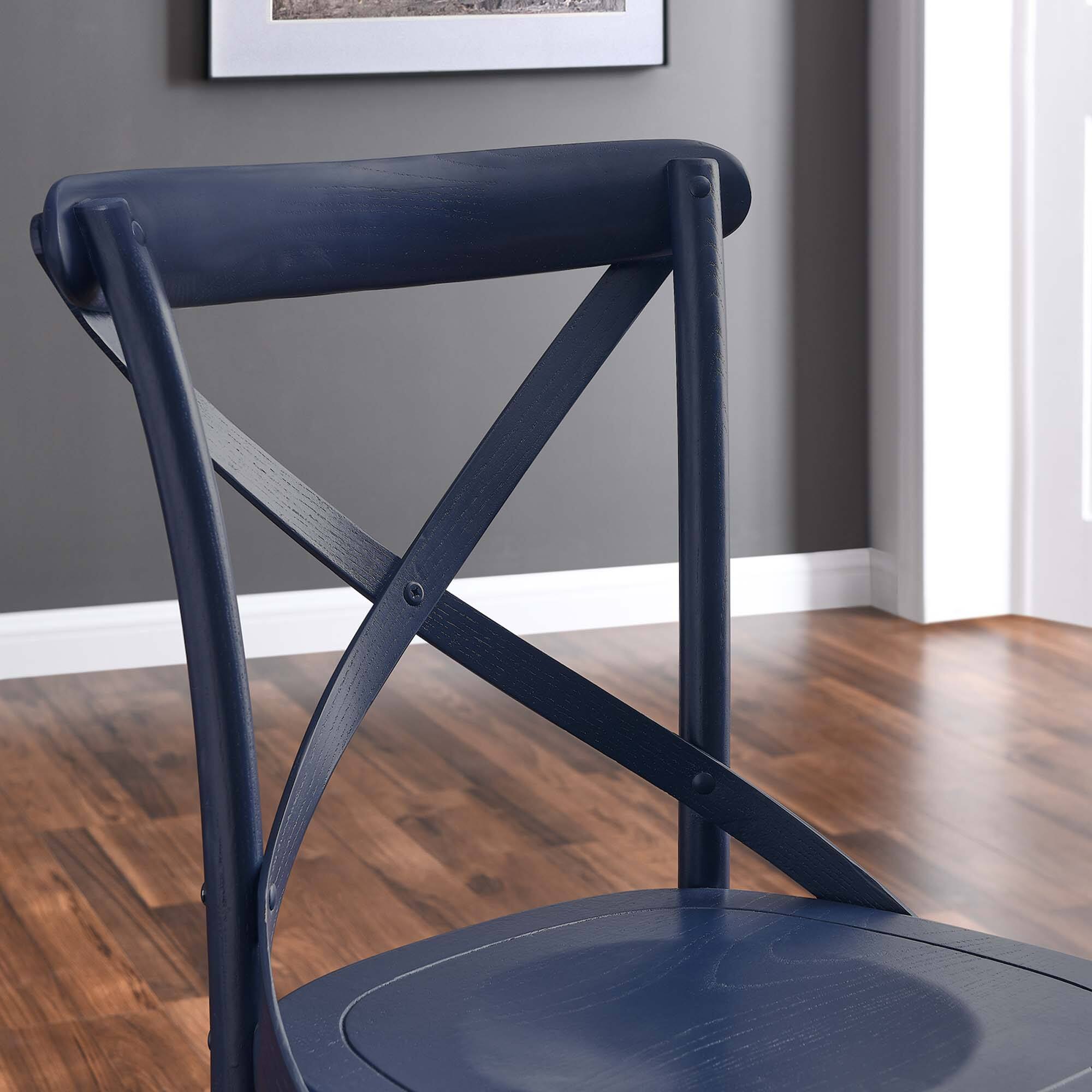 Alt View 6. Modway - Gear Dining Side Chair by Modway - Blue.