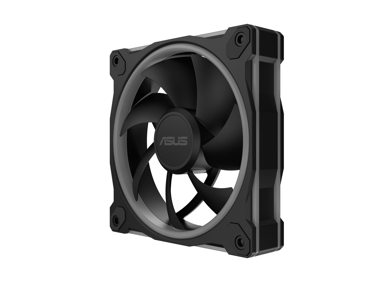 Alt View 7. ASUS - ASUS Prime MR120 ARGB Fan - 28mm Thick, Quiet, PWM, 20 ARGB LEDs, Aura Sync - Black.
