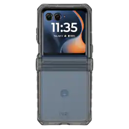 Itskins - Hybrid_R Clear Case for Motorola Razr (2025) - Black Multicolor