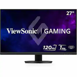 ViewSonic - VX2716A 27" IPS LCD FHD 120HZ Gaming Monitor (USB-C, HDMI1.4, DP) - Black