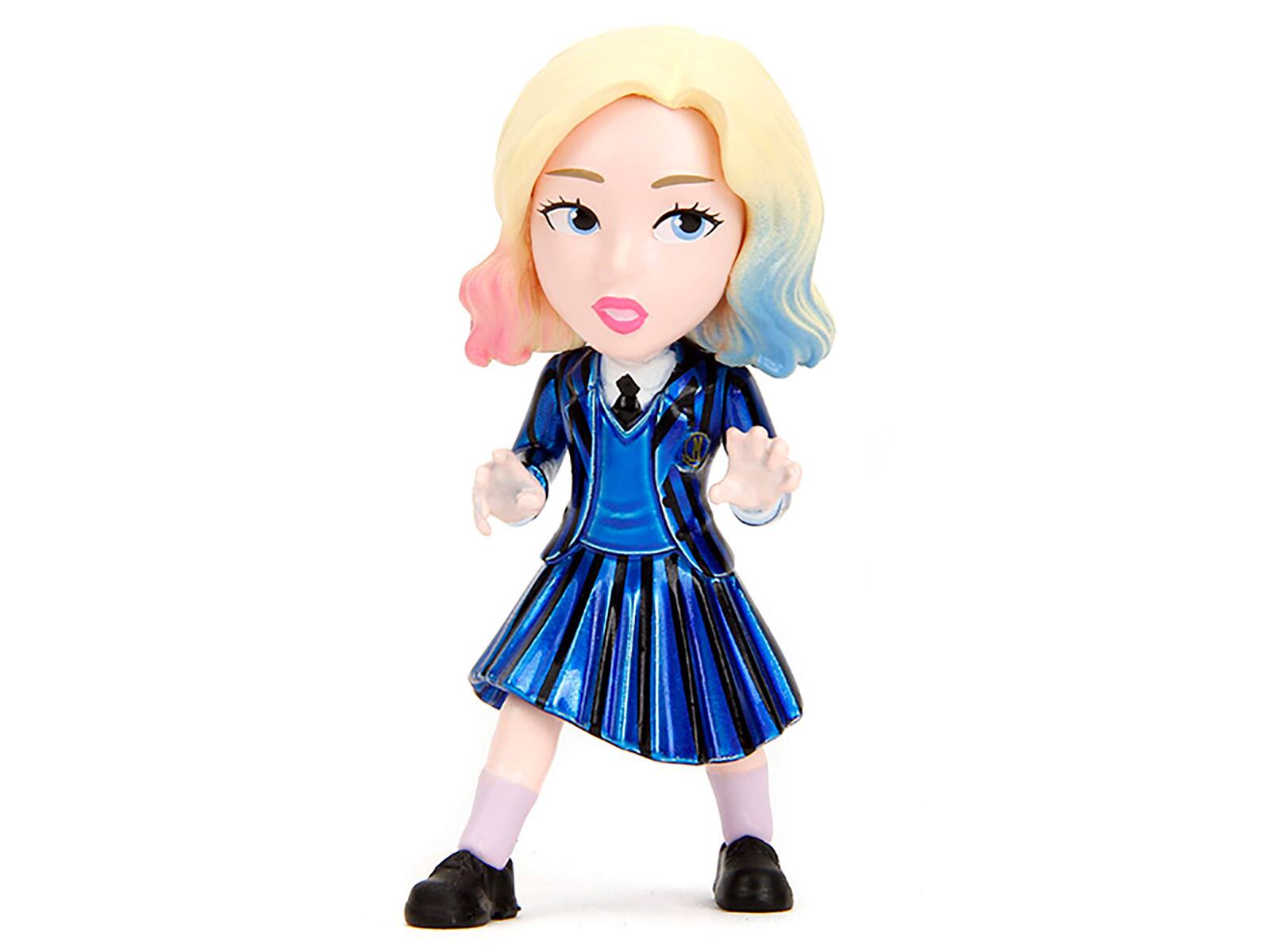 Back. Jada - Set of 4 Diecast Figures "Wednesday" (2022-Current) TV Series "Metalfigs" Series Diecast Models by Jada - Multicolor.