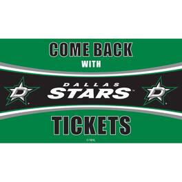 Evergreen Enterprises - Dallas Stars 28" x 16" Come Back With Tickets Door Mat - Multicolor