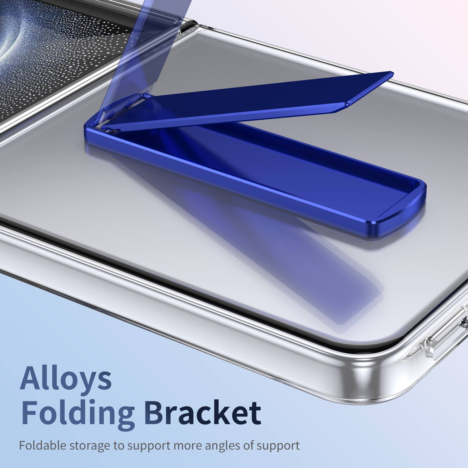 Alloys Folding Bracket  
Foldable storage to support more angles of support