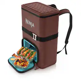 Ninja - FrostVault Go 24-Can Soft Cooler with Dry Zone - Canyon Red