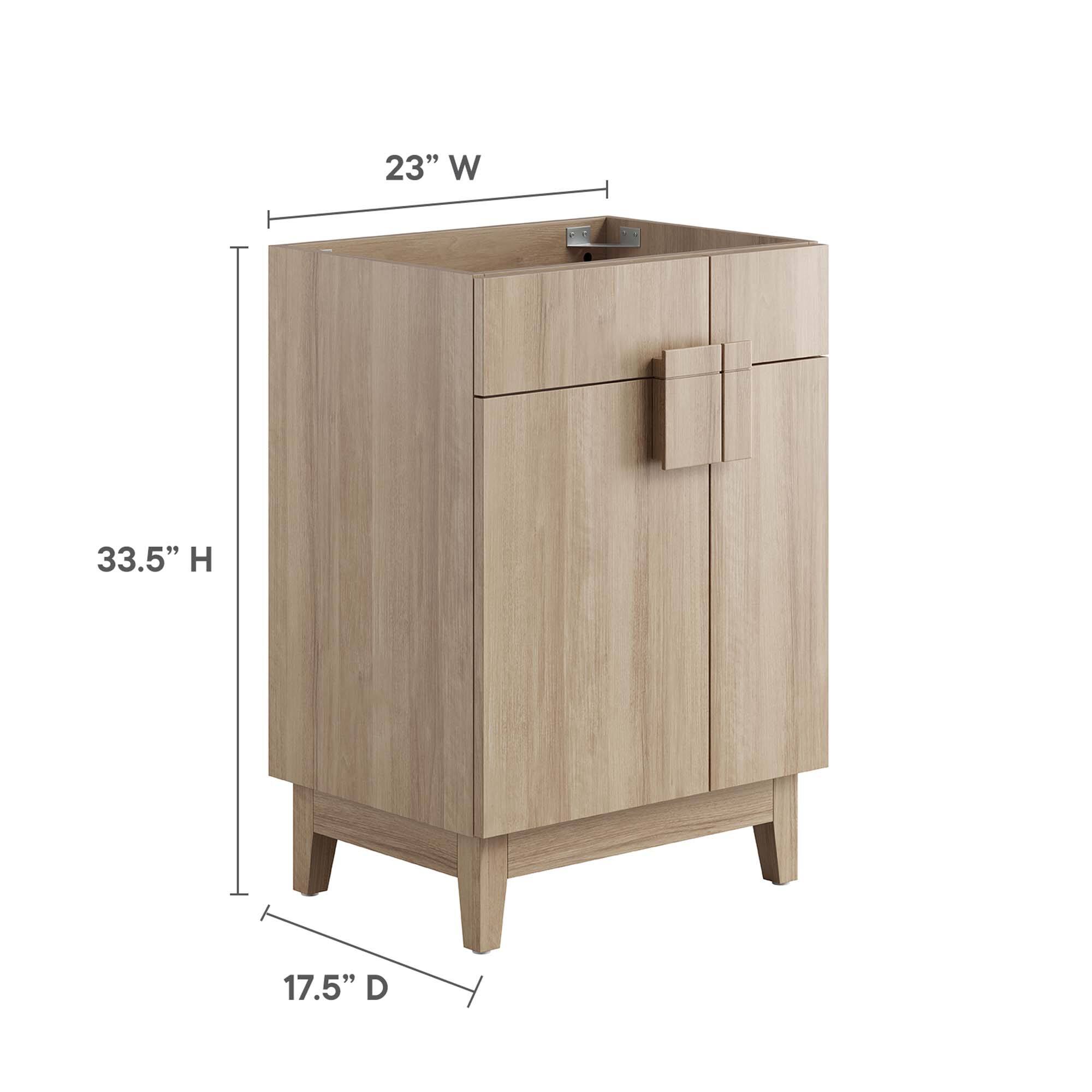 23" W x 33.5" H x 17.5" D
