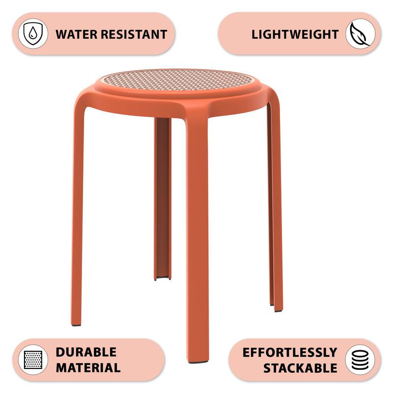 WATER RESISTANT  
LIGHTWEIGHT  
DURABLE MATERIAL  
EFFORTLESSLY STACKABLE