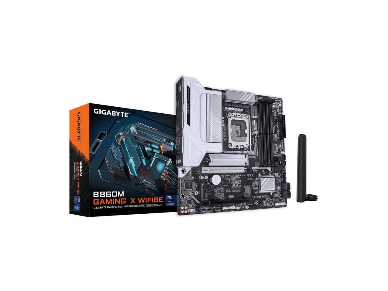 GIGABYTE - Ultra Durable B860M GAMING X WIFI6E Gaming Desktop Motherboard - Intel B860 Chipset - Socket LGA-1851 - Micro ATX