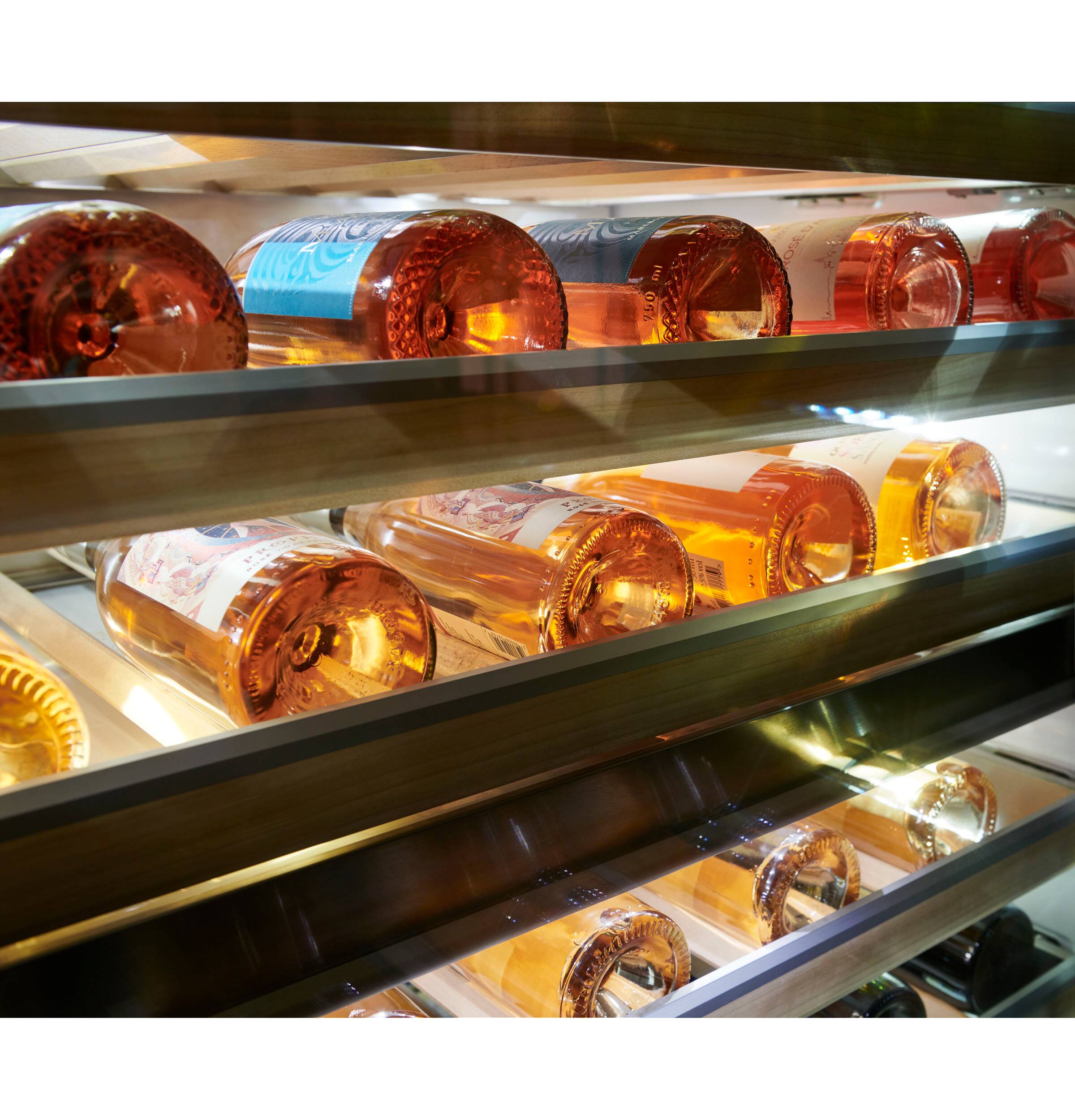 Alt View 5. Monogram - 106-Bottle Built-In Dual Zone Wine Cooler - Stainless Steel.