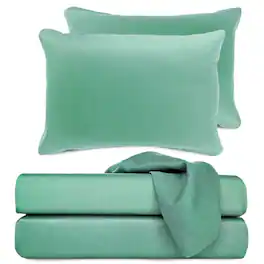 BedVoyage - Luxury 100% viscose from Bamboo Bed Sheet Set - Green