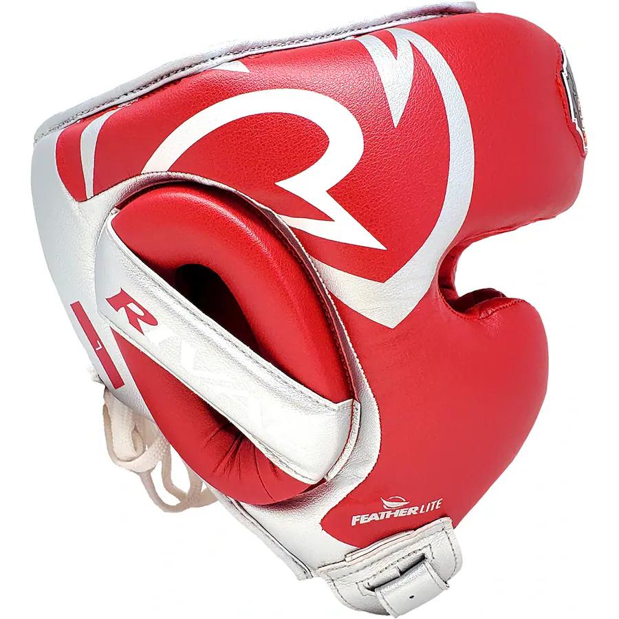 RIVAL Boxing RHG100 Professional Headgear Large Red/Silver RHG100 ...