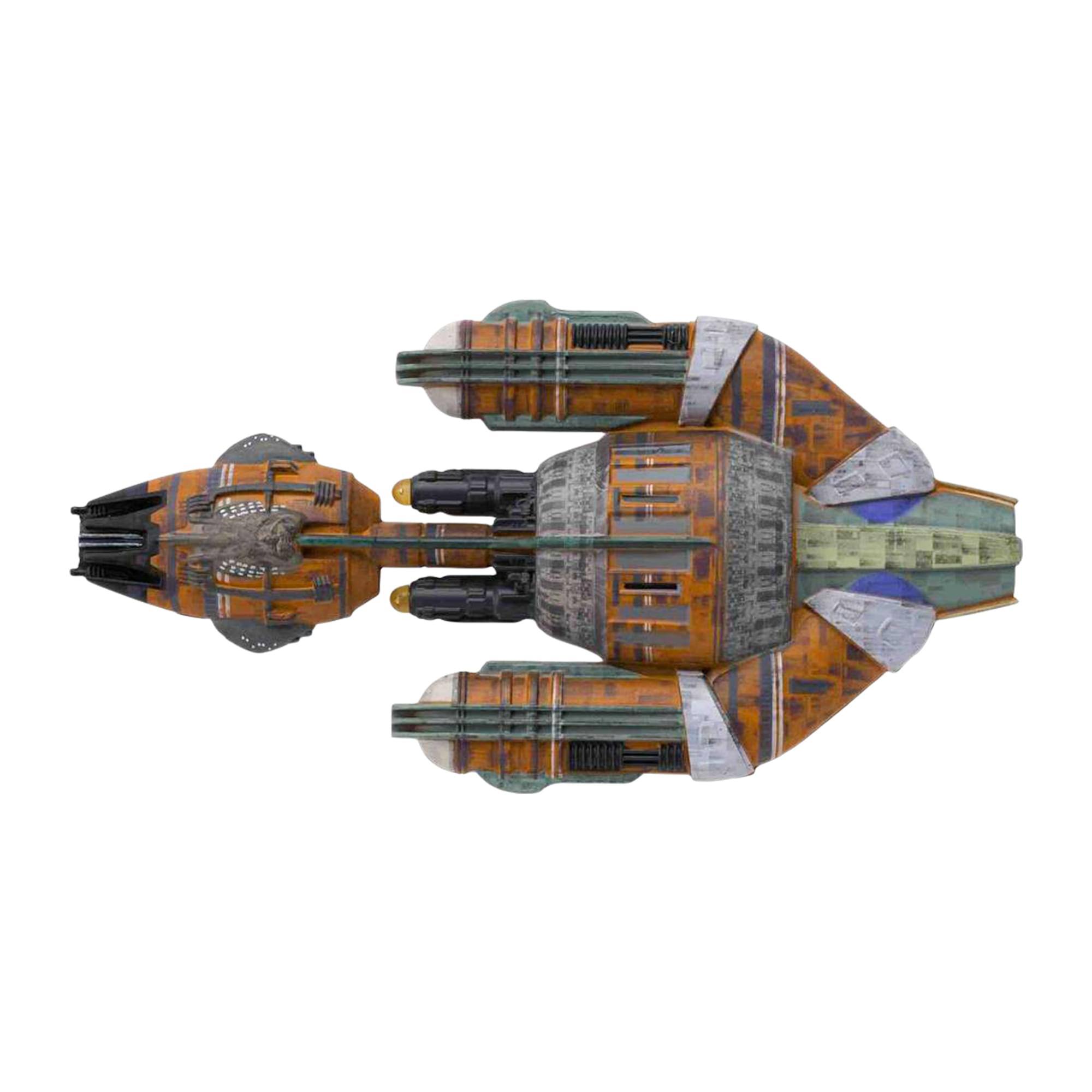 Alt View 5. Eaglemoss - Eaglemoss Star Trek Starship Replica | Krenim Warship - Brown.