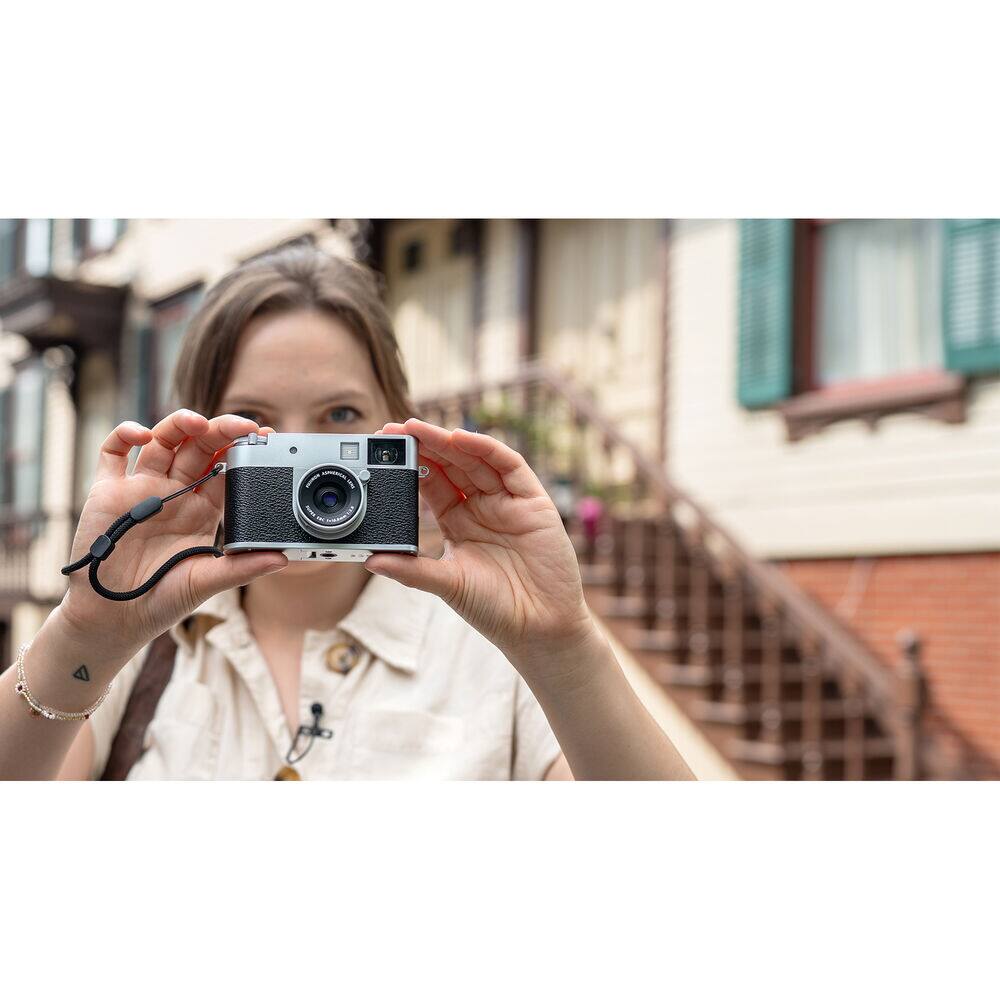 Alt View 5. Fujifilm - X Half Digital Camera (Silver), Soft Case, Small - Silver.