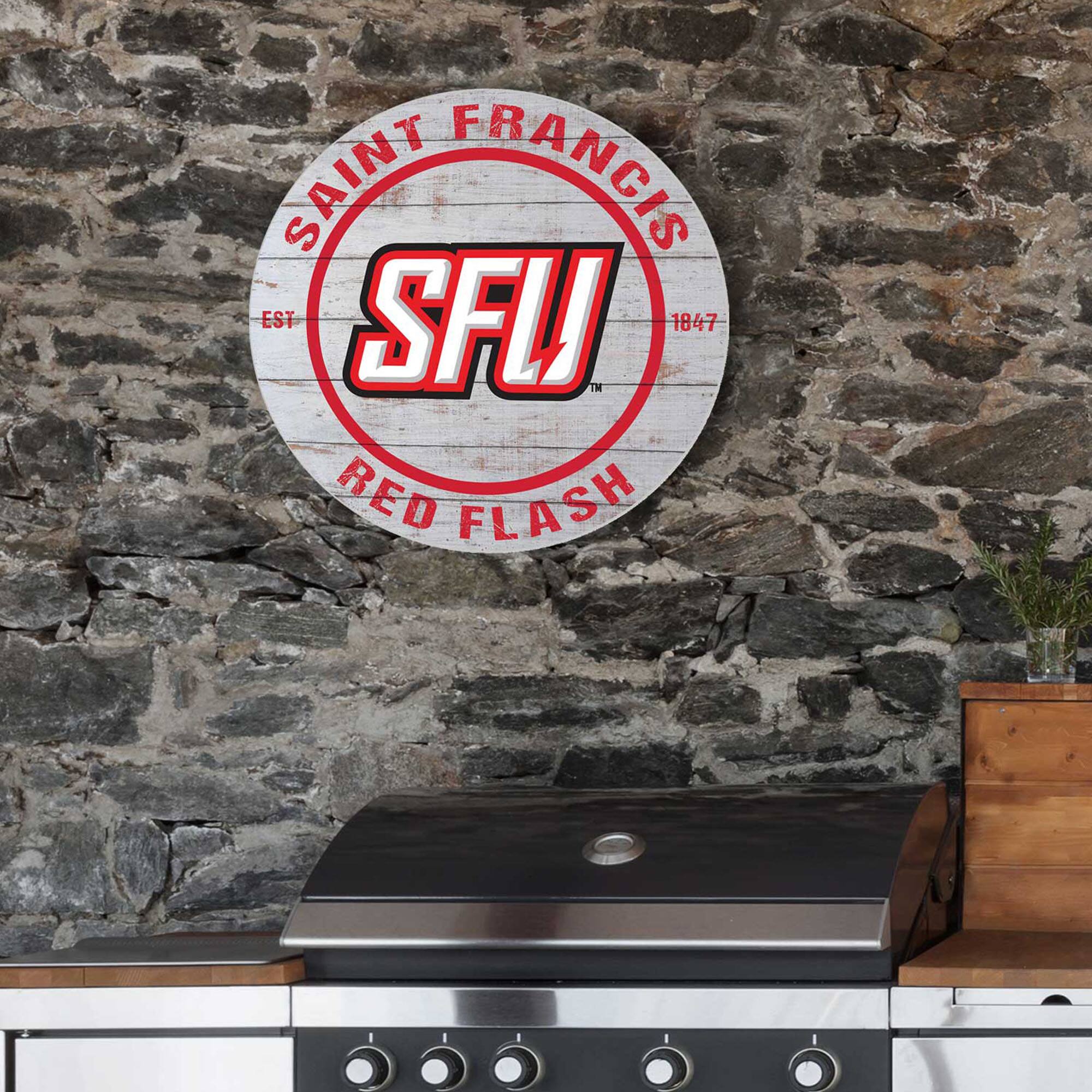 SAINT FRANCIS  
SFU  
EST 1847  
RED FLASH