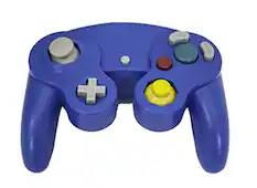 Front. Mars Devices - Replacement Blue Controller for Gamecube - Blue.