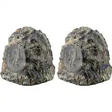 Front. iHome - iHome IHRK400MOBCP Wireless Waterproof Rock Speaker Set for Outdoors - Mossy Oak Camo - Mossy Oak Camo.