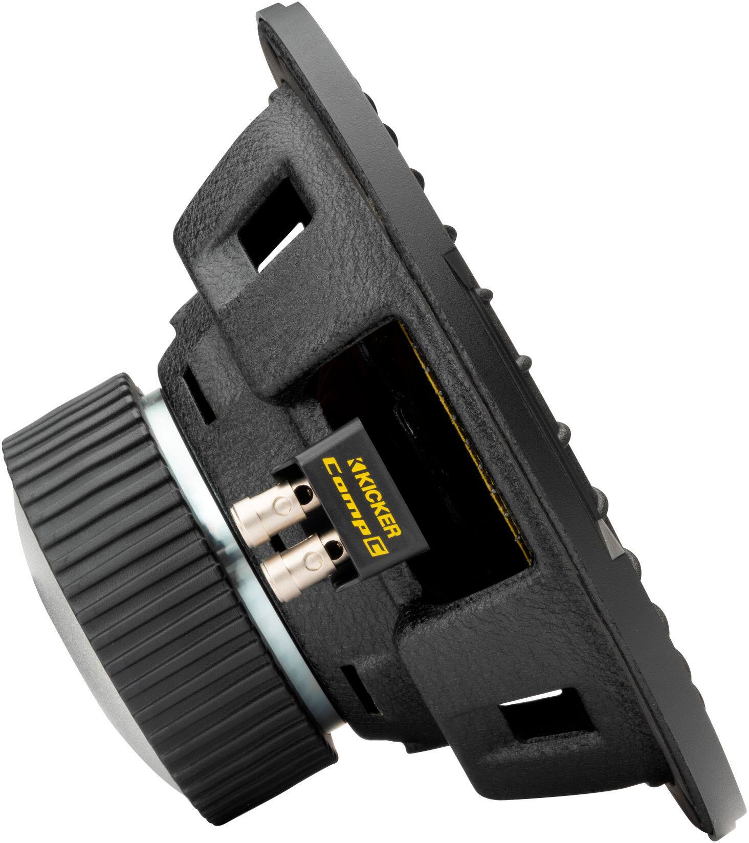 Alt View 11. KICKER - CompC 10" Single-Voice-Coil 4-Ohm Subwoofer - Black.