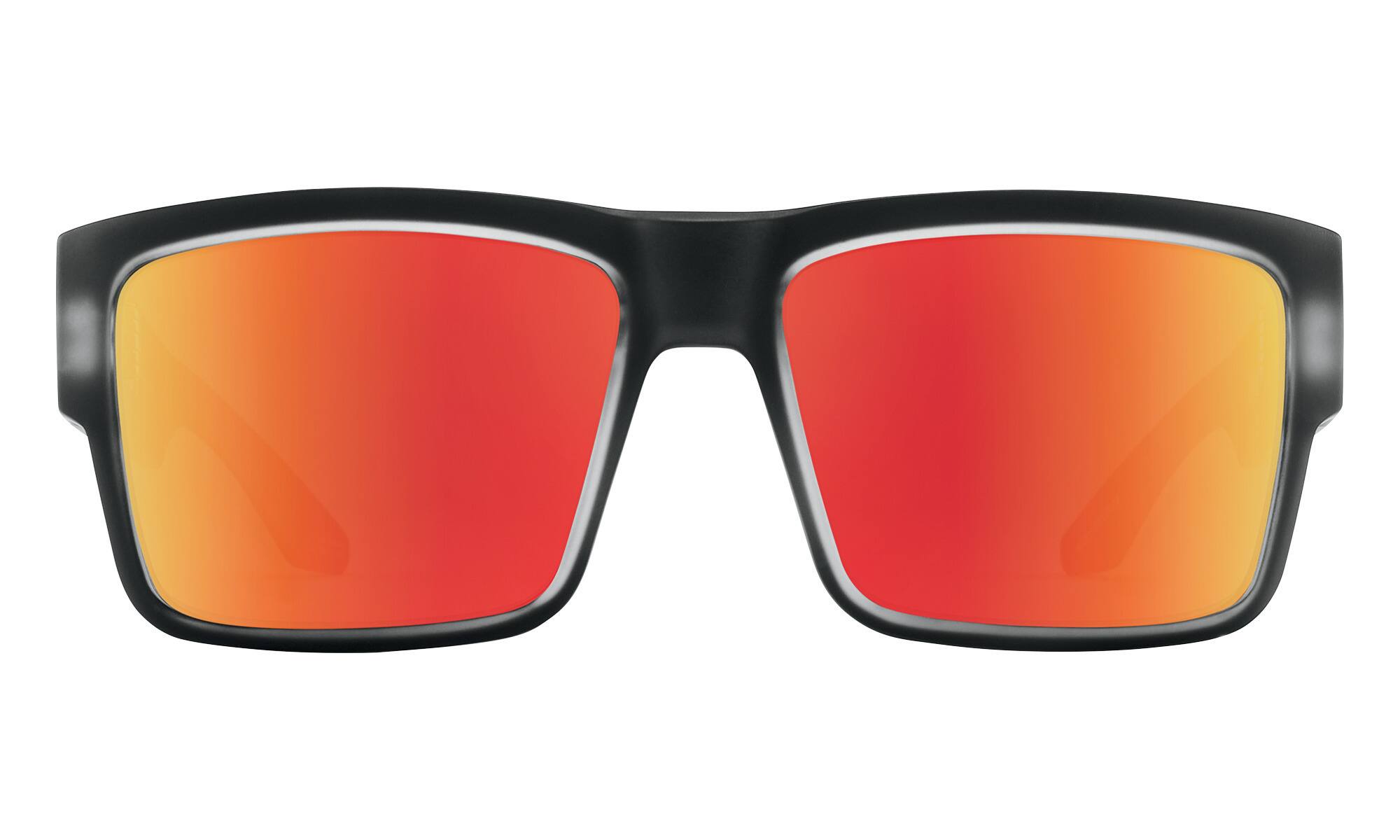 Back. Spy Optic - Spy Optic Cyrus Matte Black Ice Sunglasses (Happy Gray Green) - Black.