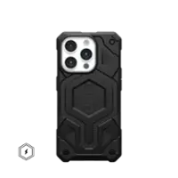 UAG - Monarch Pro Series Case with Magsafe for Apple iPhone 15 Pro - Black - Front_Zoom